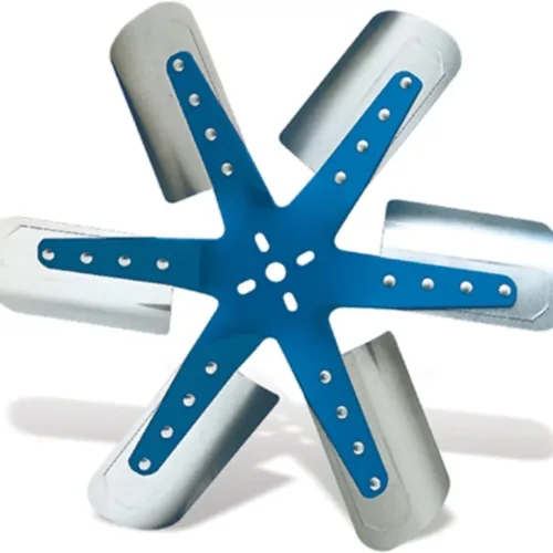 Flex-a-lite 1317 Blue Star Stainless Steel 6-Blade 17″ Flex Fan