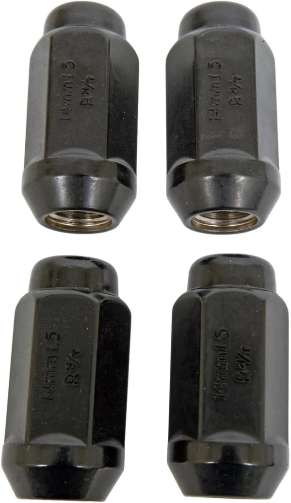 Gorilla Automotive 76147BC Dup Acorn Lug 7/8" 14-1.50 Blk Clam
