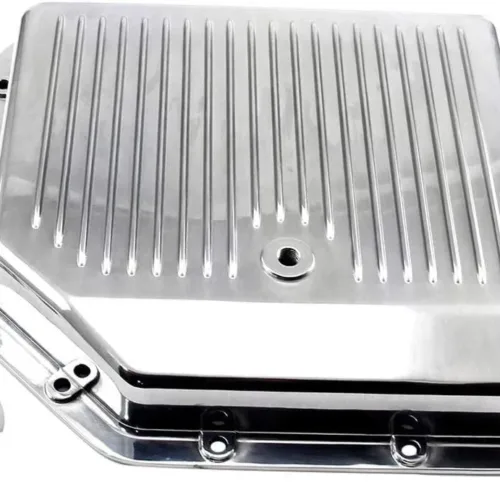 PCE by Speedmaster PCE221.1004 Turbo TH350 Finned Aluminum Transmission Oil Pan Set Polished