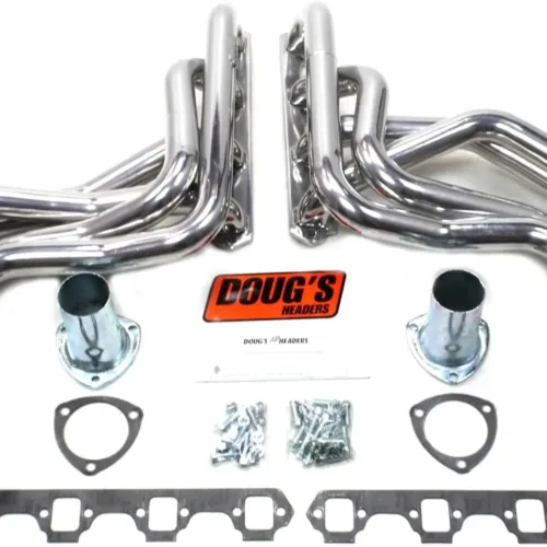 Doug’s Headers (D623 1-3/4″ 4-Tube Metallic Ceramic Coating Full Length Exhaust Header for Ford 260-351W with TCI or Mustang II