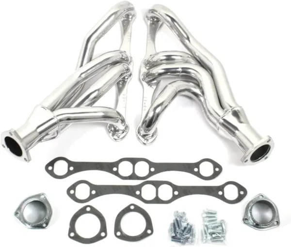 Doug's Headers D327 1 5/8" 4-Tube Shorty Header Metallic Ceramic Coating, 1 Pack