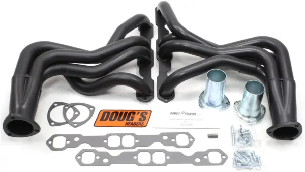 Doug's Headers (D3321-B) 1-3/4" 4-Tube Black Coating Hi-Temperature Full Length Exhaust Header for Chevrolet Camaro Small Block