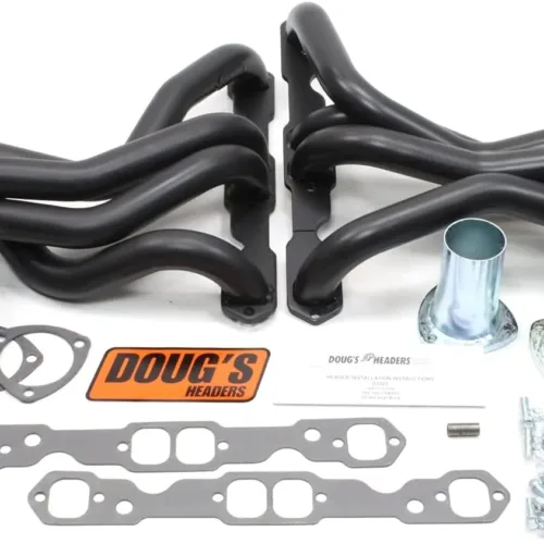 Doug’s Headers (D3321-B) 1-3/4″ 4-Tube Black Coating Hi-Temperature Full Length Exhaust Header for Chevrolet Camaro Small Block