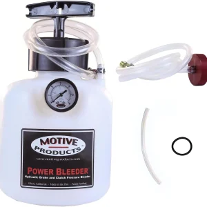 Motive Products 0117 Black Label Power Bleeder 2-Quart Tank with Hose, Extra Tubing, and Adapter, Compatible with Ford Vehicles