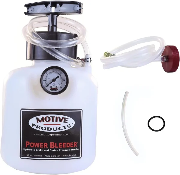 Motive Products 0117 Black Label Power Bleeder 2-Quart Tank with Hose, Extra Tubing, and Adapter, Compatible with Ford Vehicles