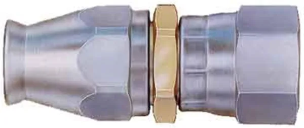 Aeroquip FBM1104 Teflon Racing Fitting Swivel -08AN Hose Size S.A.E 37 deg. Steel Bulk Packaged Teflon Racing Fitting Swivel