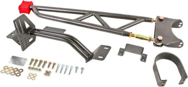 BMR Suspension TA012H Torque arm, tunnel mount, long tube headers, w/DSL Black Hammertone 1993-2002 4th Gen F-Body