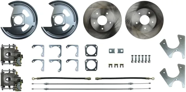 The Right Stuff AFXRD05 Rear Disc Brake Conversion Kit (with Parking Brake, Staggered Shocks)