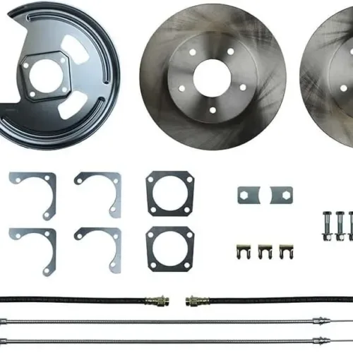 The Right Stuff AFXRD05 Rear Disc Brake Conversion Kit (with Parking Brake, Staggered Shocks)