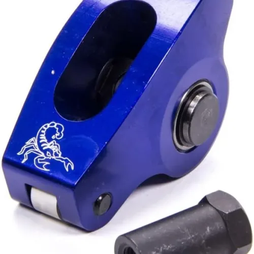 Scorpion Racing 1000-1 1.5 SBC 3/8 Blue Race Single Rocker Arm w/Polylock