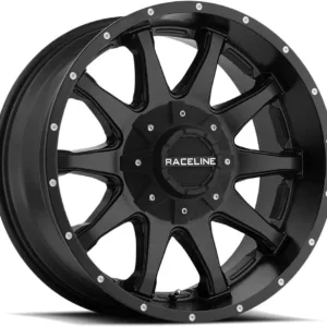 Raceline 930B-SHIFT Matte Black Wheel with Painted Finish (16 x 8. inches /5 x 5 inches, 0 mm Offset)