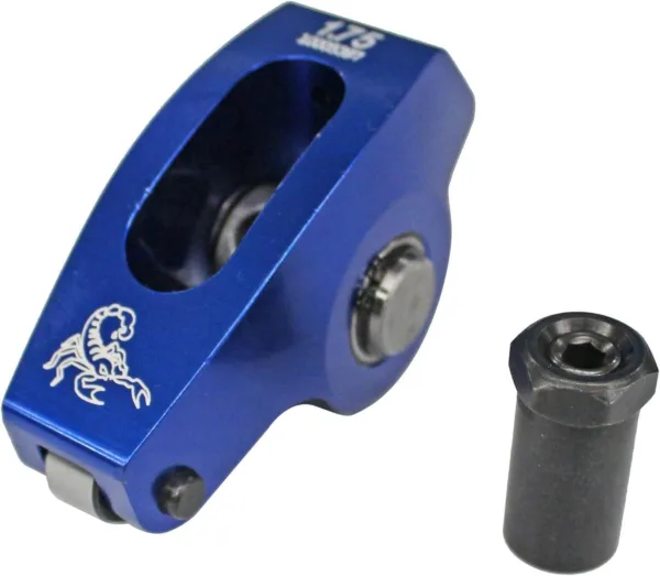 Scorpion Racing 1041-1 1.75 BBC 3/8 Blue Race Single Rocker Arm w/Polylock