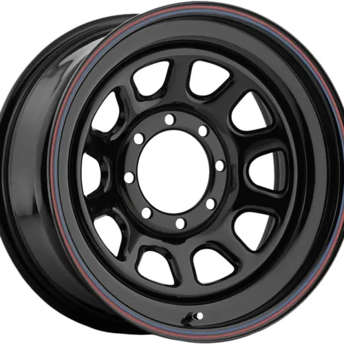 Raceline Wheels 5179080 Black Daytona 17×9 8×6.5 (5inbs/0mm)