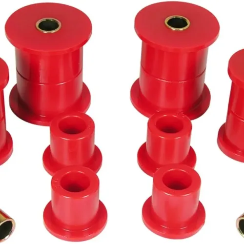 Prothane 1-1014 Red Front Spring Eye and Shackle Bushing Kit