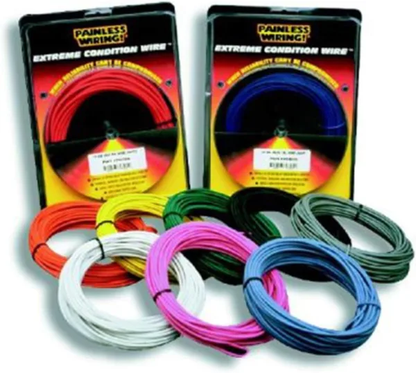 Painless Performance 71814 14-Gauge Tan/Wht TXL Wire (25' Roll)