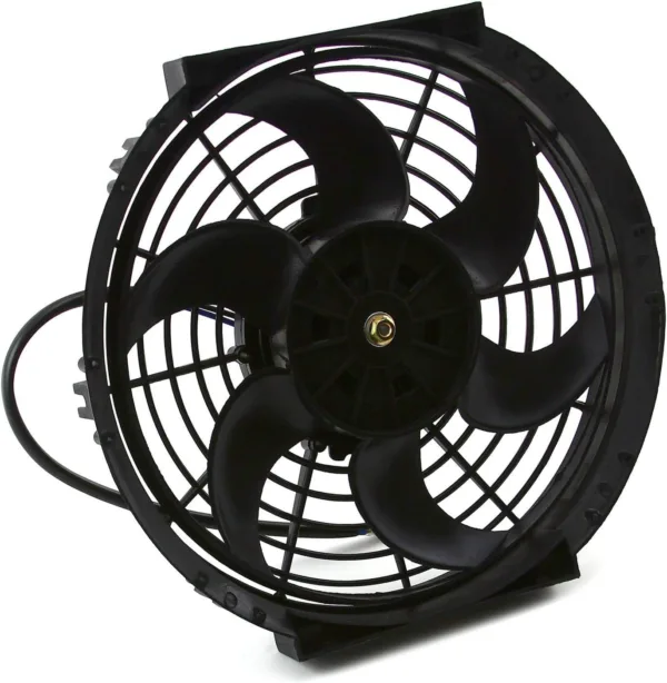 PCE by Speedmaster PCE185.1003 10" Reversable 12V 'S' Blade Radiator Electric Thermo Fan - Image 2