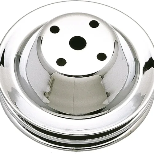 Trans-Dapt 9605 Chrome 2-Groove Water Pump Pulley