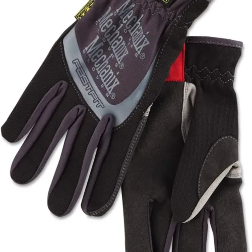 Fastfit Work Gloves, Black, Medium