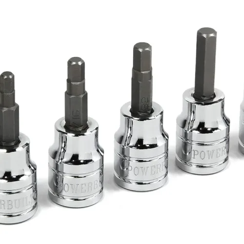 Alltrade 648661 3/8″ Dr. SAE Hex Bit Socket Set, 7 Piece