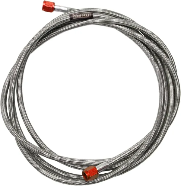 Russell by Edelbrock 658070 Red -3 AN 12" Hose Assembly