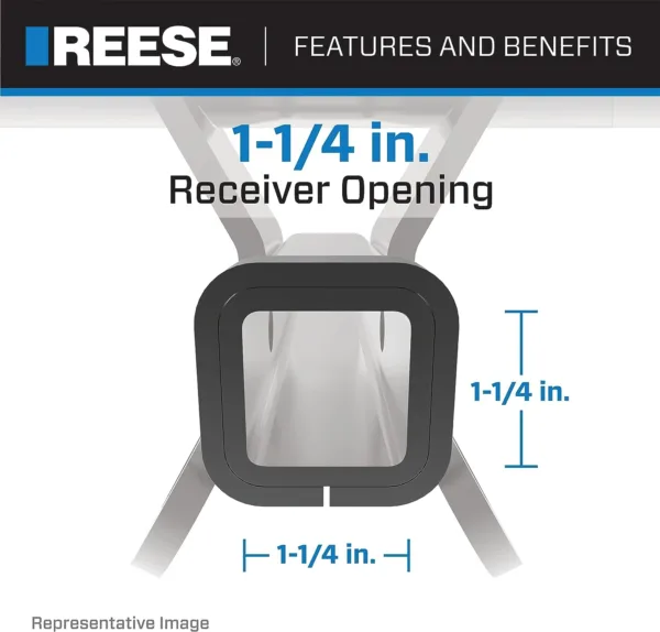Reese Towpower 06099 Class II Insta-Hitch with 1-1/4" Square Receiver opening - Image 6