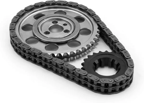 Speedmaster PCE264.1001 Fits Chevy SBC 350 Double Roller 9 Keyway Billet Steel Timing Chain Kit (Tor/Brg) - Image 2