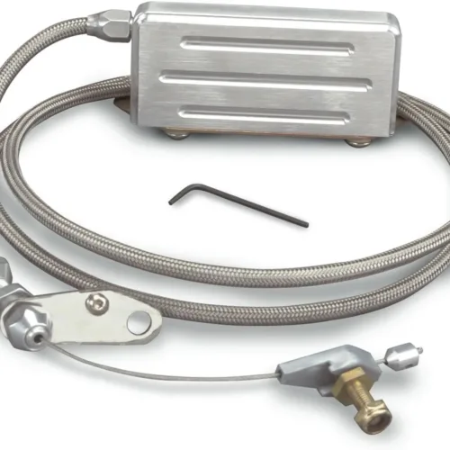 Lokar KD-2400HT60 60″ Kickdown Cable Kit with Braided Stainless Steel Housing for GM TH-400 Transmission