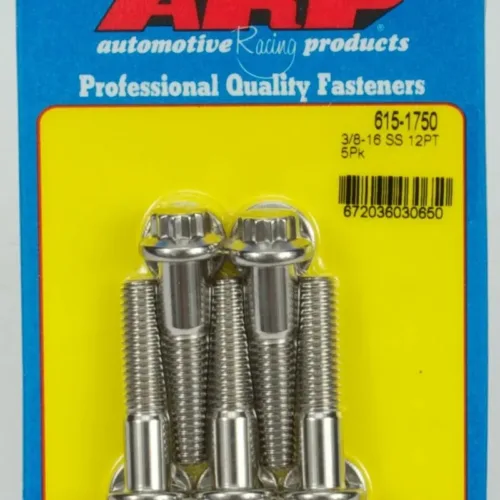 ARP S/S Bolt Kit – 12pt. (5) 3/8-16 x 1.750