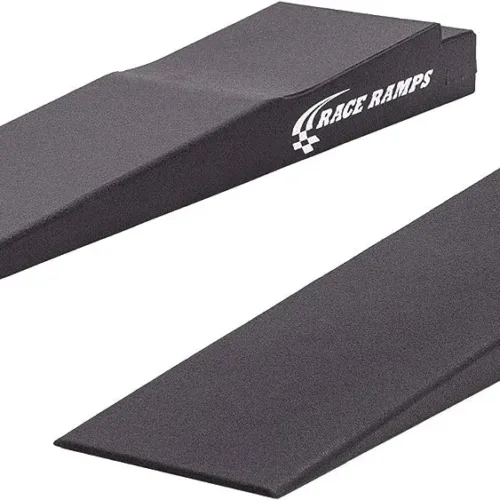 Race Ramps RR-TR-7-FLP 7″ Trailer Ramp with Cut-Out,Black