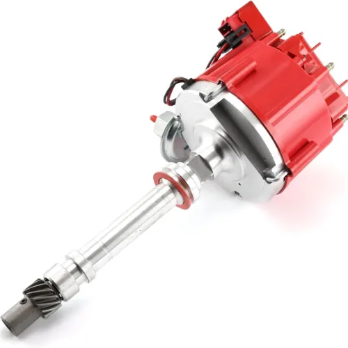 fits Chevy V6 3.8L 4.3L 6000 Series 65K Coil HEI Distributor – [Red]