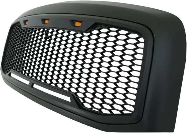 Paramount Automotive Matte Black ABS LED Impulse Mesh Grille 41-0195MB 06-08 Dodge Ram 1500/06-09 Dodge Ram 2500