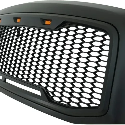 Paramount Automotive Matte Black ABS LED Impulse Mesh Grille 41-0195MB 06-08 Dodge Ram 1500/06-09 Dodge Ram 2500