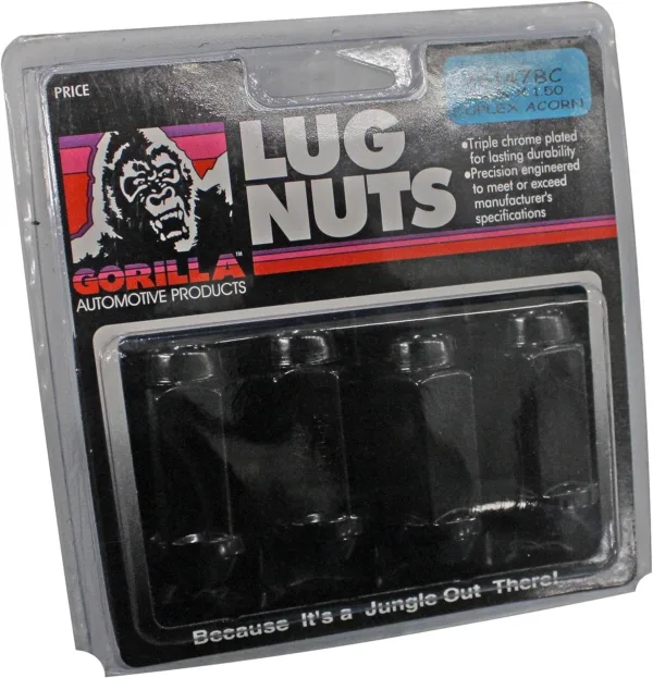 Gorilla Automotive 76147BC Dup Acorn Lug 7/8" 14-1.50 Blk Clam - Image 2