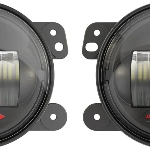 J.W. Speaker 0554573 Model 6145 J2 12V SAE/ECE LED Fog Light with Black Inner Bezel – 2 Light Kit, 2 Pack