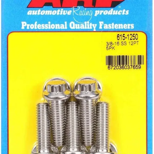 3/8″-16 X 1.250 12Pt SS Bolt (7/16″ Wrenching Standard Thread)