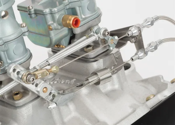 Lokar TRP-4006 Stainless Steel Cable Bracket with Stainless Spring (3 Bolt Stromberg Style Carb) - Image 2