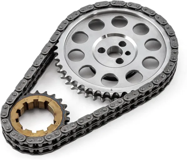 Speedmaster PCE264.1022 Fits Chevy GM LS1 LS2 LS6 Double Roller 9 Keyway Billet Steel Timing Chain Kit - Image 3