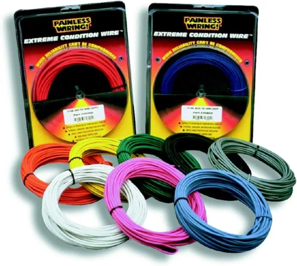 Painless Performance 70830 16-Gauge Light Blue TXL Wire (50' Roll) - Image 2
