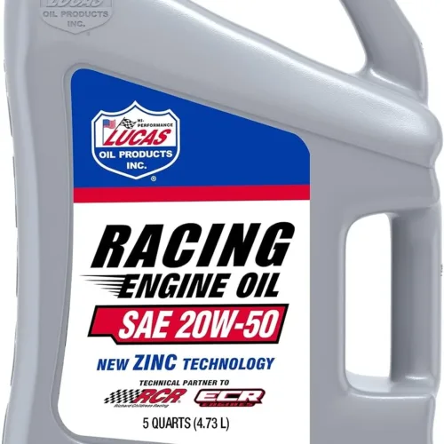 Lucas Oil 10621 SAE 20W-50 Racing Motor Oil – 5 Quart