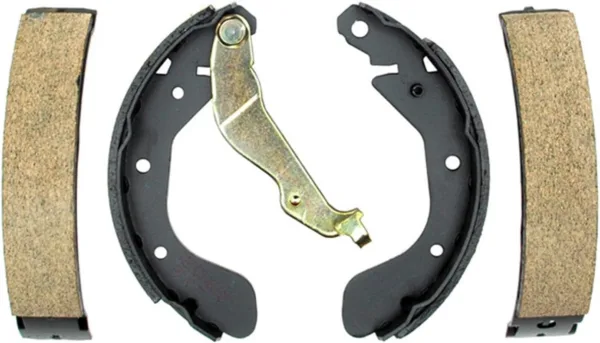 ACDelco Silver 14814B Bonded Rear Drum Brake Shoe Set with Lever