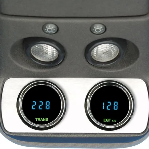 Dakota Digital OHC2-95C-PU Overhead Console Plate for Mounting Gauges in Chevy Trucks