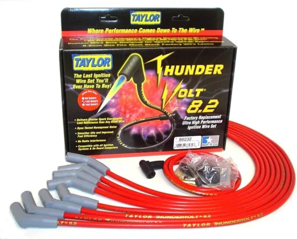 Taylor Cable 86232 Thundervolt 8.2 race fit 8 cyl red