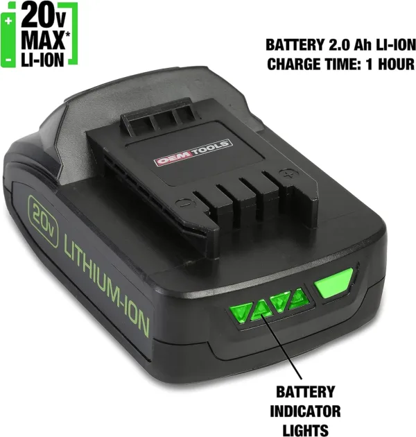 OEMTOOLS 24487 20V Max Lithium-Ion Brushless 1/4 Inch Impact Driver, Impact Wrench Cordless Usage, Longer Run Times, More - Image 6