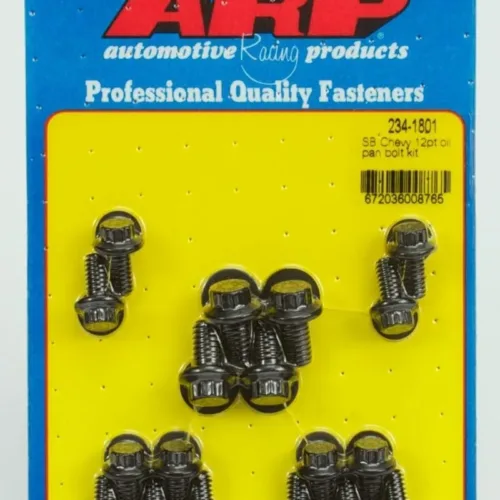 ARP 234-1801 Oil Pan Bolt Kit (Black Oxide 12-Point) Chevrolet All Models