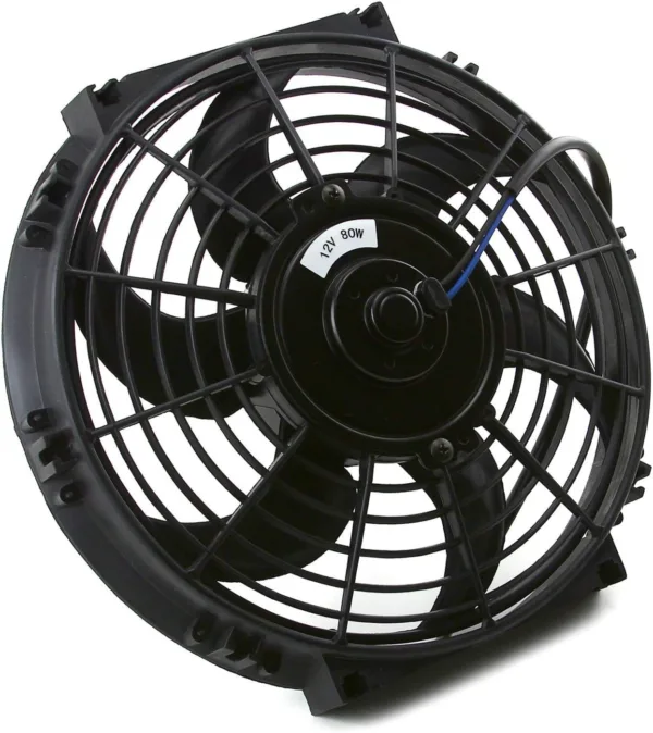 PCE by Speedmaster PCE185.1003 10" Reversable 12V 'S' Blade Radiator Electric Thermo Fan