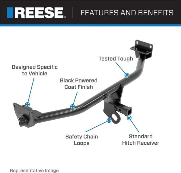 Reese Towpower 06099 Class II Insta-Hitch with 1-1/4" Square Receiver opening - Image 7
