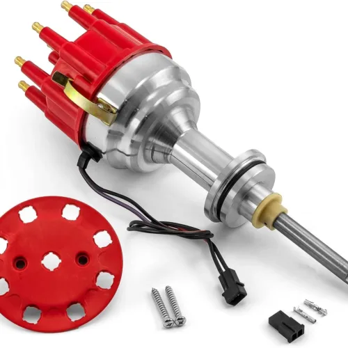 Speedmaster PCE376.1114.01 Fits Mopar Chrysler SB 318 340 360 8000 Series Pro Billet Distributor [Red]