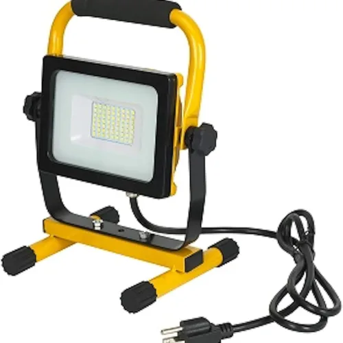 Alert LF63S 3000 Lumen SMD LED Flood Light, Yellow/Black