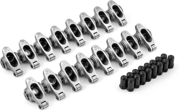 Speedmaster PCE261.1076.01 Fits Ford SB 289 302 351 Windsor 1.60 7/16" Stainless Steel Roller Rocker Arm Set