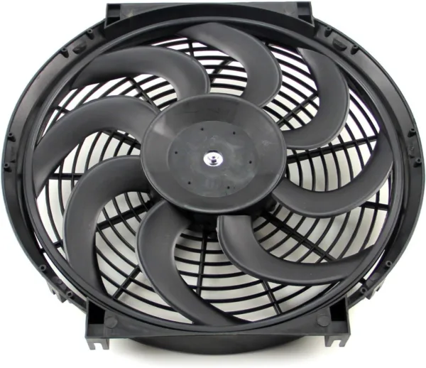 PCE by Speedmaster PCE185.1008 14" Reversable 12V 'S' Blade Radiator Electric Thermo Fan - Image 2